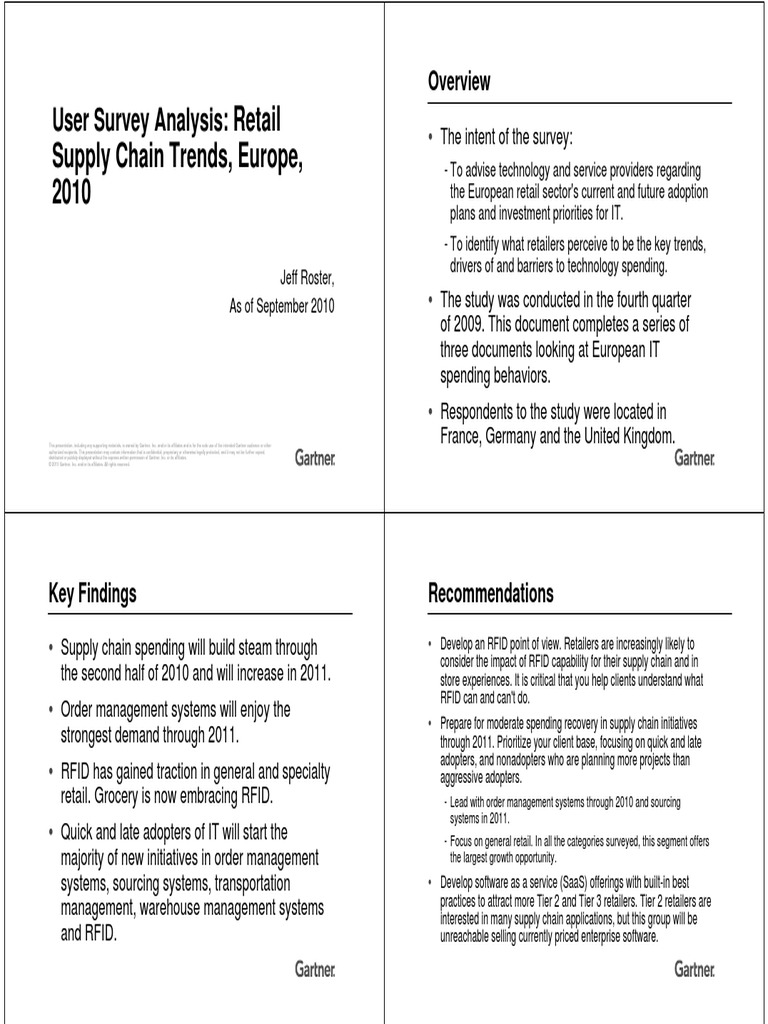 Gartner SCM PDF Software As A Service Retail