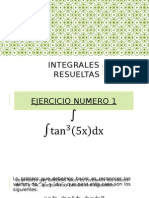 Integrales Ejercicios