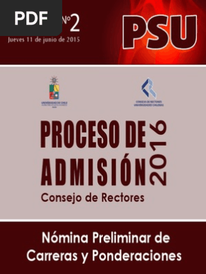 2016 06 11 Cruch Oferta Preliminar Educacion Secundaria Titulo