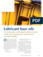 Lubricant Base Oils