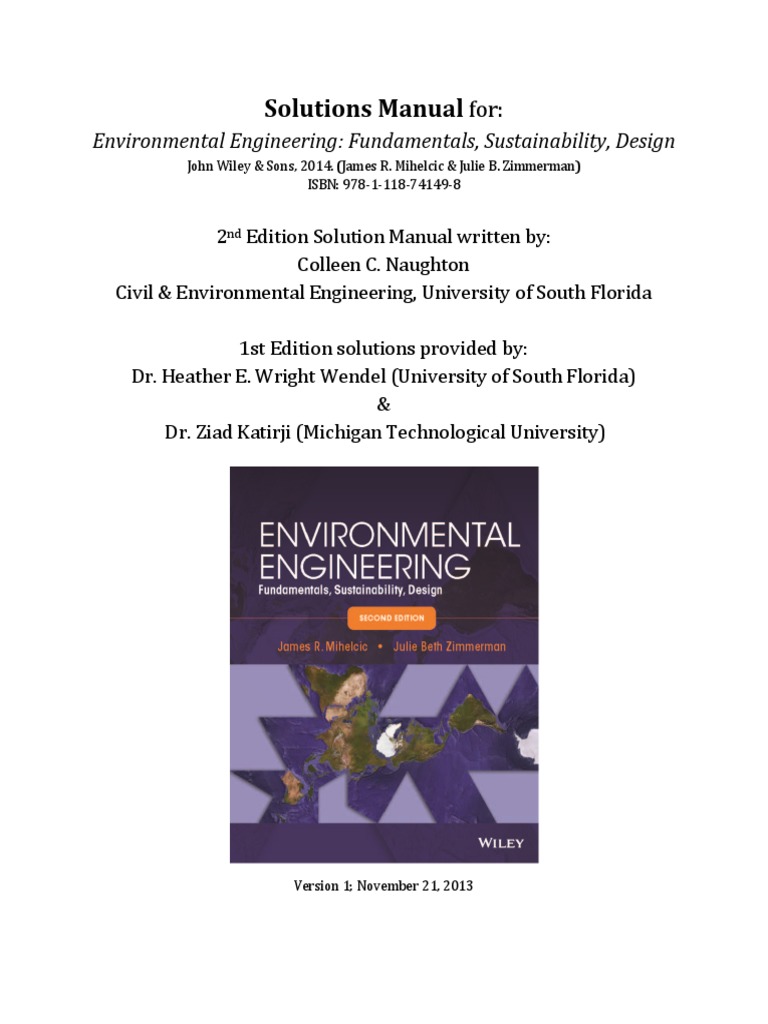 ENVIRONMENTAL ENGINEERING FUNDAMENTALS SUSTAINABILITY DESIGN intelligence overview