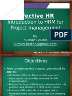 HRM For Project Management