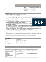 Mayank Arora SAP BW BI Resume