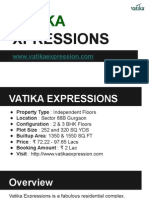 Vatika Launches New Project Vatika Xpressions Independent Floors Sector 88B Gurgaon