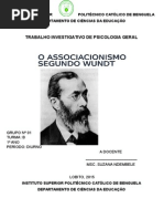 Associaniusmo Segundo Wundt