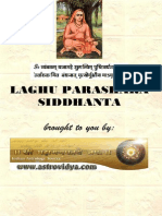 Laghu Parasara Siddhanta (In English)
