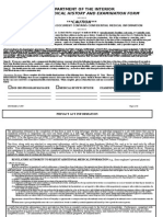 Medical History and Evaluation Form