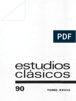 Revista Estudios Clásicos nº 90