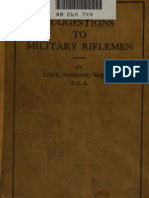 Suggestions To The Military RifleMen