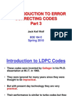 An Introduction to Error Correcting Codes part III