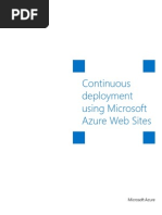 Continuous Deployment Using Microsoft Azure Web Sites PDF