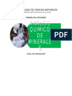 Tecnico Analisis Quimico de Minerales