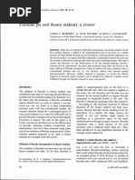 Download Fluoride Pit and Fissure Sealants a Review by Shannon Victor Peter SN271854268 doc pdf