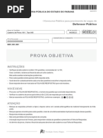 Caderno de Prova-A01-Tipo-005 FCC Defensoria Pública PR
