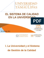 El Sistema de Calidad en La Universidad