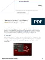 18 Free Security Tools for SysAdmins.pdf