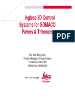 Stringless 3D Control Stringless 3D Control Systems For GOMACO Pavers & Trimmers Pavers & Trimmers