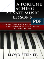 Make A Fortune Teaching Private Music Lessons - Lloyd Steiner