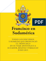 FranciscoenSudamerica 2015