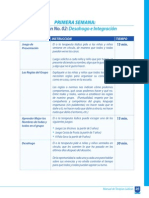 Sesión No. 02:: Primera Semana: Desahogo e Integración