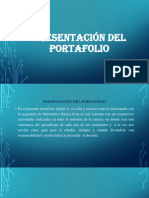 Presentación Del Portafolio