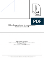 La Prostitucion a La Luz Del Derecho Laboral