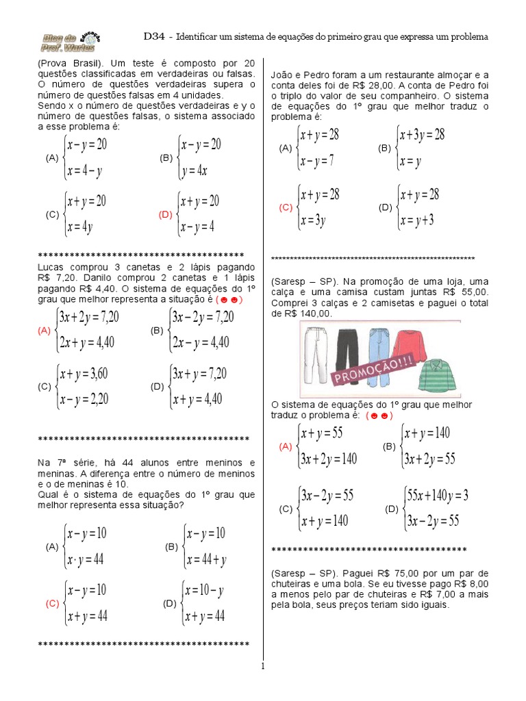 Blog Do Professor Warles Matematica 4 Ano
