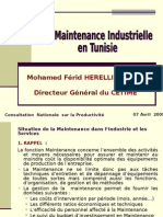 FR - La Maintenance Industrielle en Tunisie