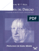 Filosofia Del Derecho - Georg Wilhelm Friedrich Hegel