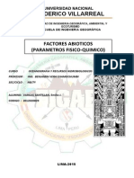 INFORME FACTORES ABIOTICOS