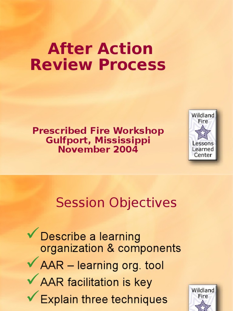 After Action Review Process PDF Learning Communication