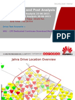 Jahra Pre and Post Drive Report