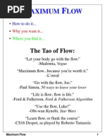 Aximum LOW: The Tao of Flow