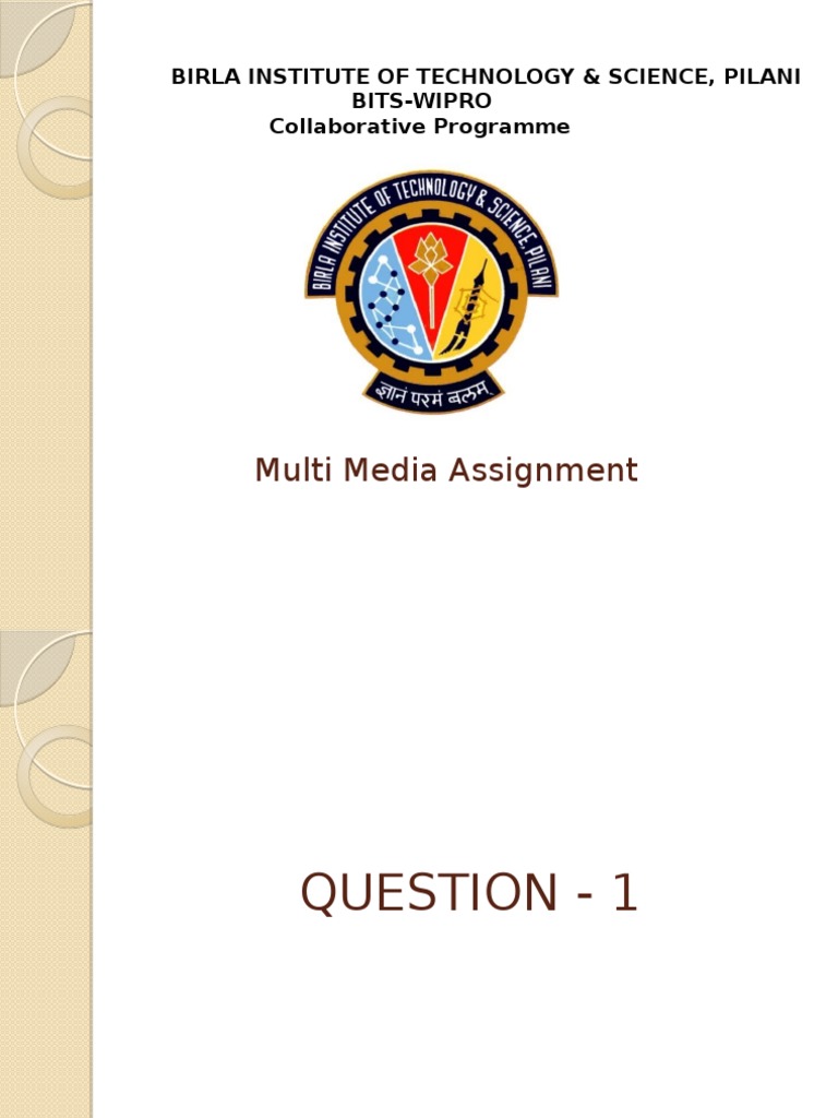 multimedia assignment pdf