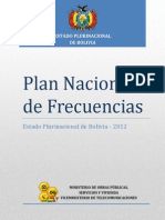 Plan Nacional de Frecuencias Bolivia