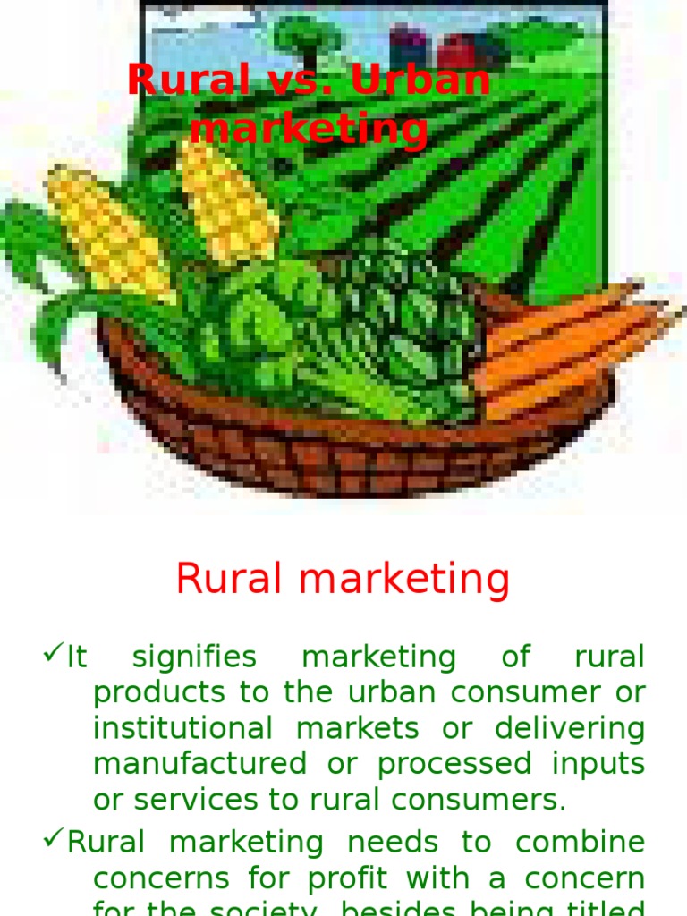 rural marketing research topics