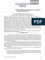 Proposed Method For Off Line Signature Recognition and Verification Using Neural Network