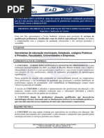 Apresentação Unicurso Sugestão de Cursos Novas Sugestões