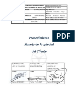 Pro ManejoPropiProcedimiento Manejo de Propiedad del ClienteedadCliente