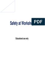 Safety at Workshop