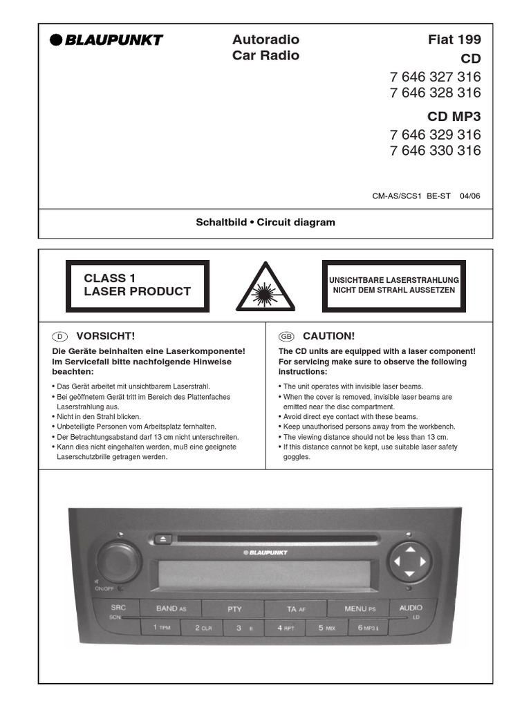 Keygen Autoradio Blaupunkt Fiat