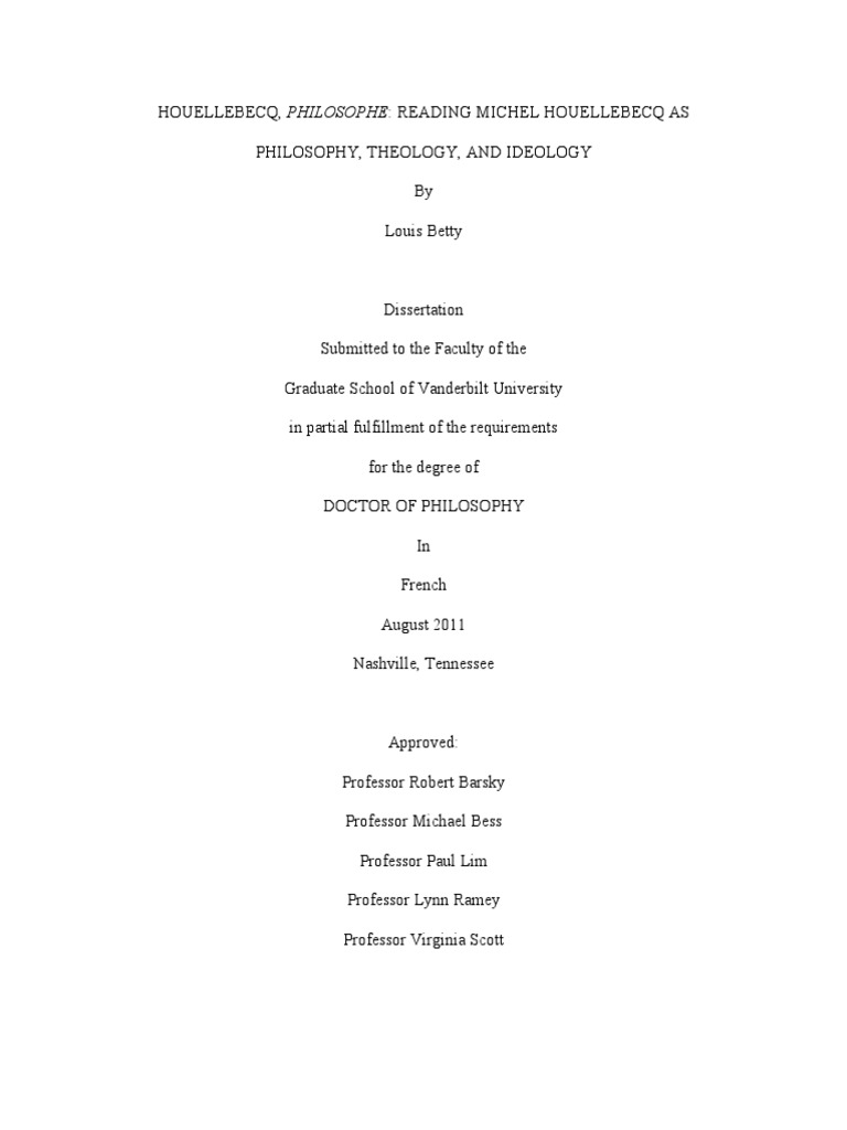 LBetty Dissertation PDF PDF Atheism Materialism