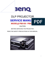 Benq Pb6100 Pb 6200 Projector Repair Service Manual