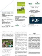 Folder PIBID EventoPauloFreire2