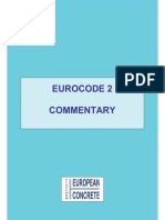 Commentary To Eurocode