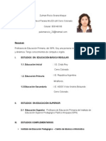 Zulman Rocio Sivana Maque Curriculum 2015