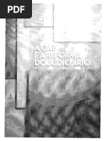 A OAB e a Reforma Do Judiciário