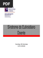 Síndrome eutireoideo doente