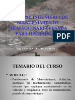 Curso Ingenieria Mantenimiento Operadores Mp