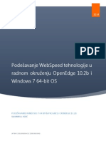 Podešavanje WebSpeed Tehnologije U Radnom Okruženju OpenEdge 10.2b I Windows 7 64-Bit OS